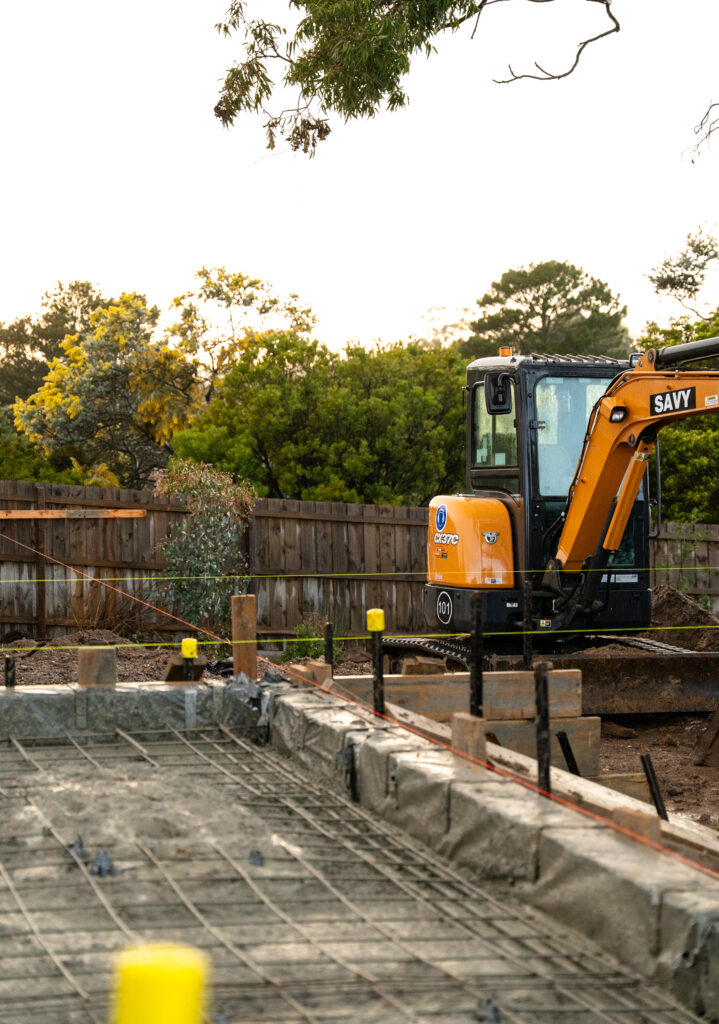 concrete pouring and excavation mount eliza